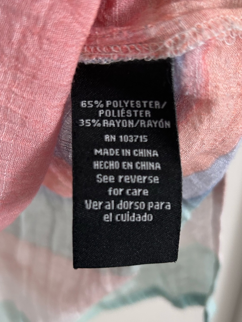 Zac & Rachel | Pastel Multi-Stripe Peasant tunic | Size 2X - Picture 2 of 5